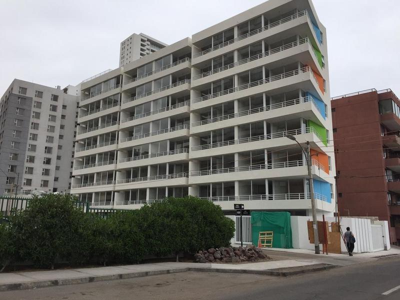 Departamento amoblado de 40 m² con balcón en Playa Brava, Iquique